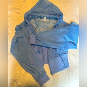 ALO Yoga cropped sheer jacket